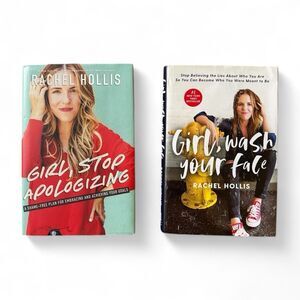 Rachel Hollis Book Bundle Girl Wash Your Face & Girl Stop Apologizing